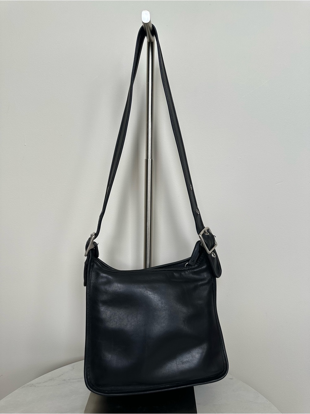 Coach Vintage Large Legacy Zip Bag (Black) - Picture 6 of 9